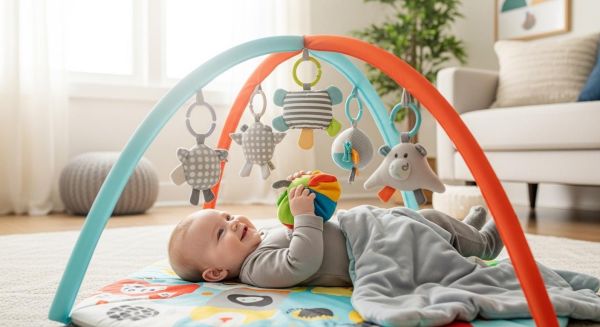 Tapis d’éveil bébé : la sélection des modèles favoris des parents